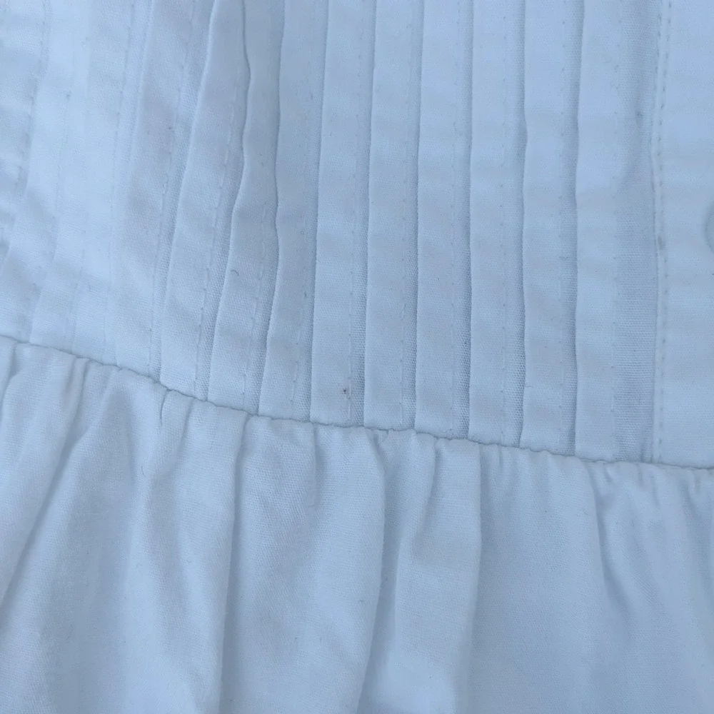 Forever That Girl Adrianna Lace Romper L White Wide Bloomer Shorts Boho Smocked - Picture 15 of 16